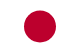 日本国旗白色底色红色圆盘，代表日本国家足球队，开云平台同步日本队比赛进展